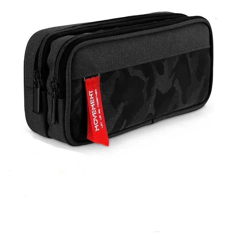 Double Zipper Camo Pencil Case – Large & Durable