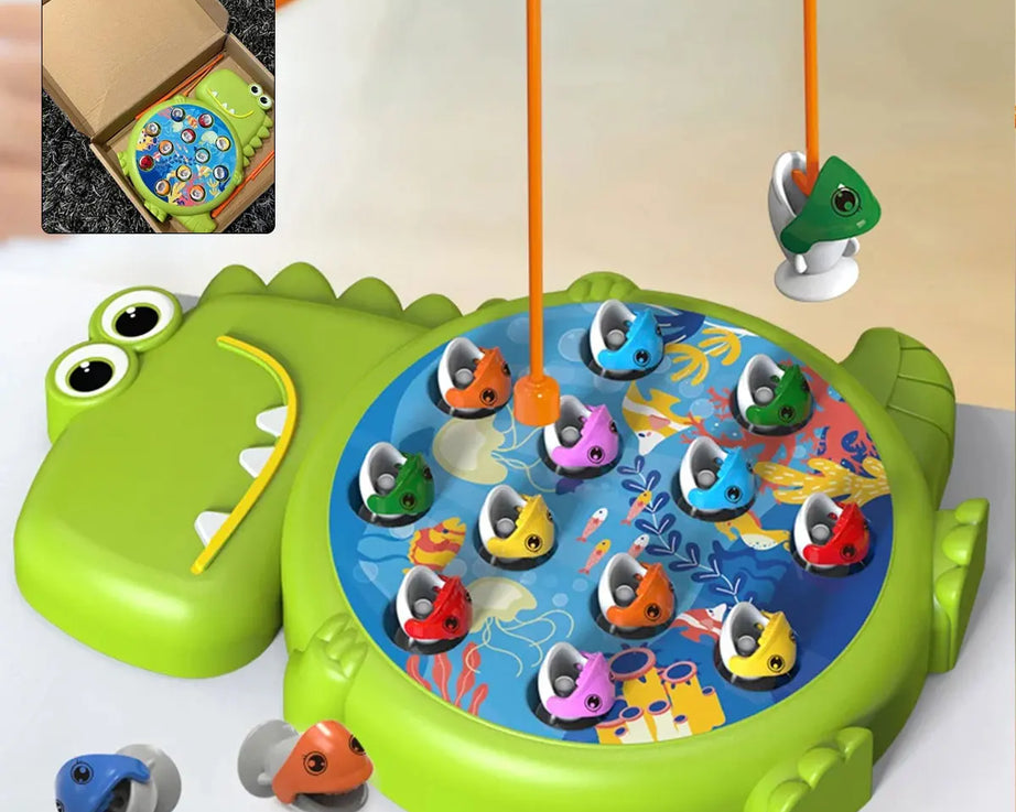 Dinosaur Magnetic Fishing Game – Montessori Toy
