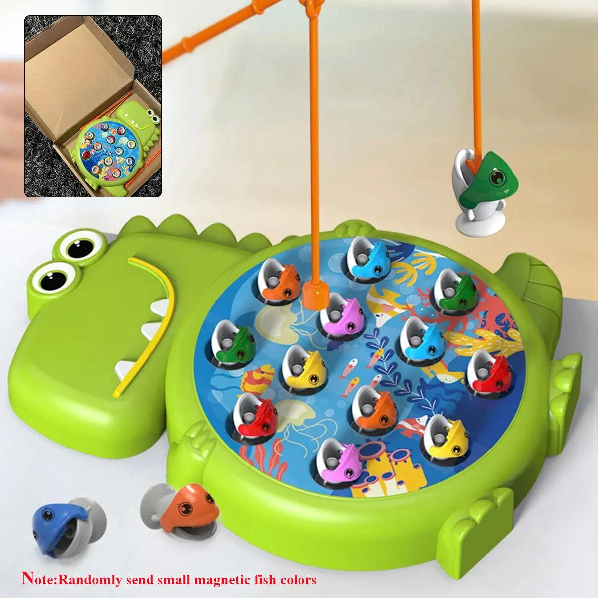 Dinosaur Magnetic Fishing Game – Montessori Toy