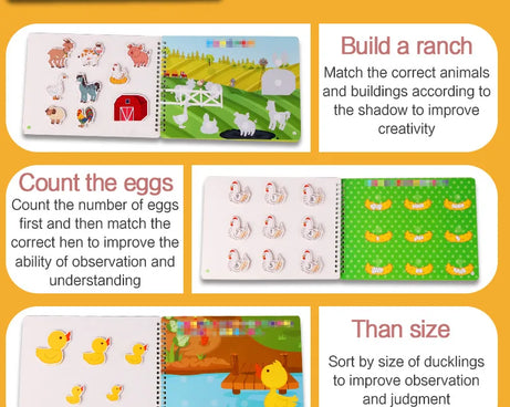 Montessori Busy Book – Learning Activity for Toddlers