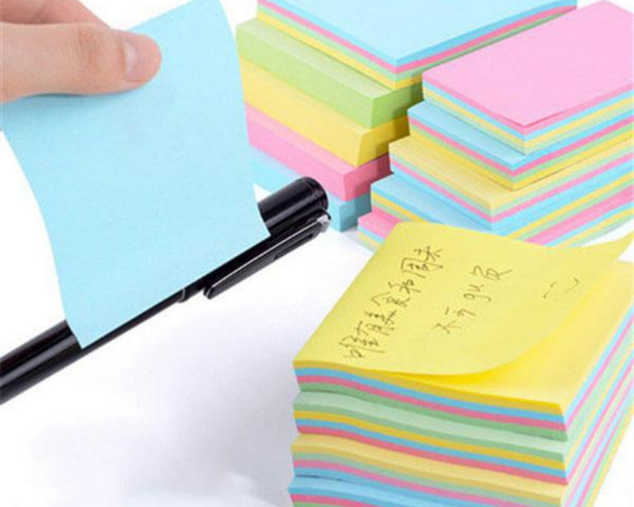 50-Sheet Transparent Sticky Notes – Waterproof