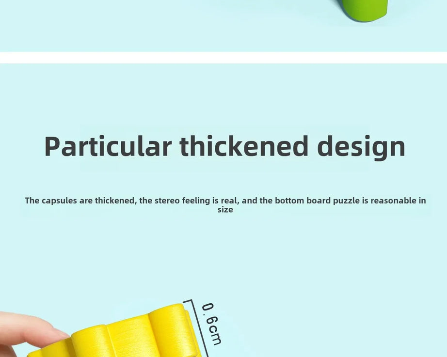 3D Wooden Animals Puzzle Toy for Kids