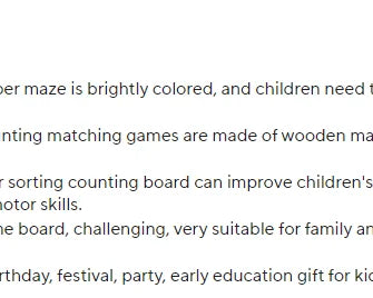 Magnetic Bead Maze – Number & Color Matching Toy