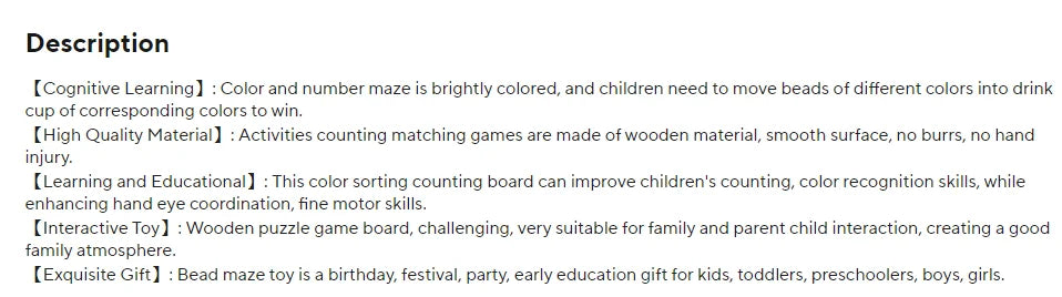 Magnetic Bead Maze – Number & Color Matching Toy