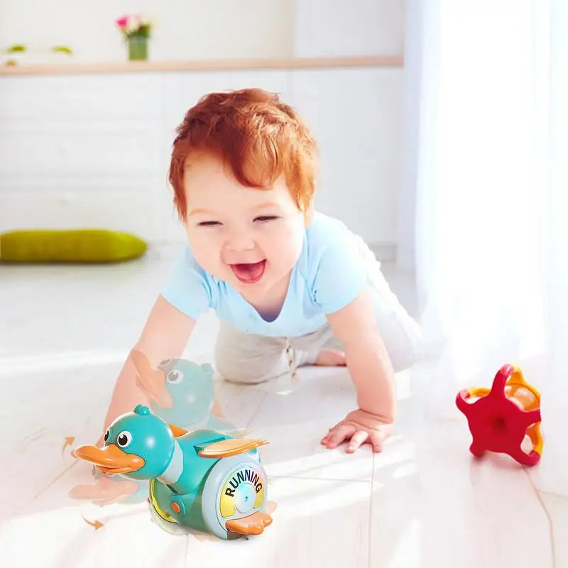 Dancing Duck Toy – Lights, Sound & 360° Spin