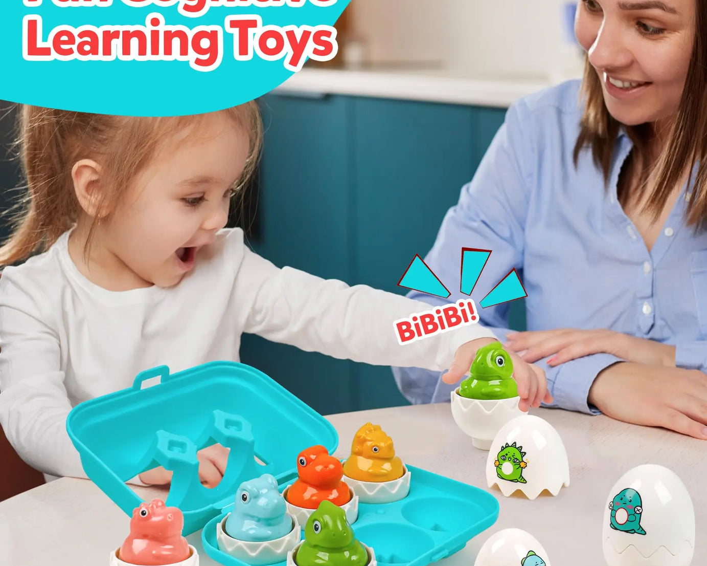 Matching Eggs Montessori Toy – Shape Sorter