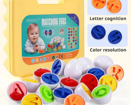 Matching Eggs Montessori Toy – Shape Sorter
