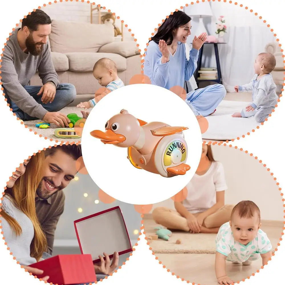 Dancing Duck Toy – Lights, Sound & 360° Spin