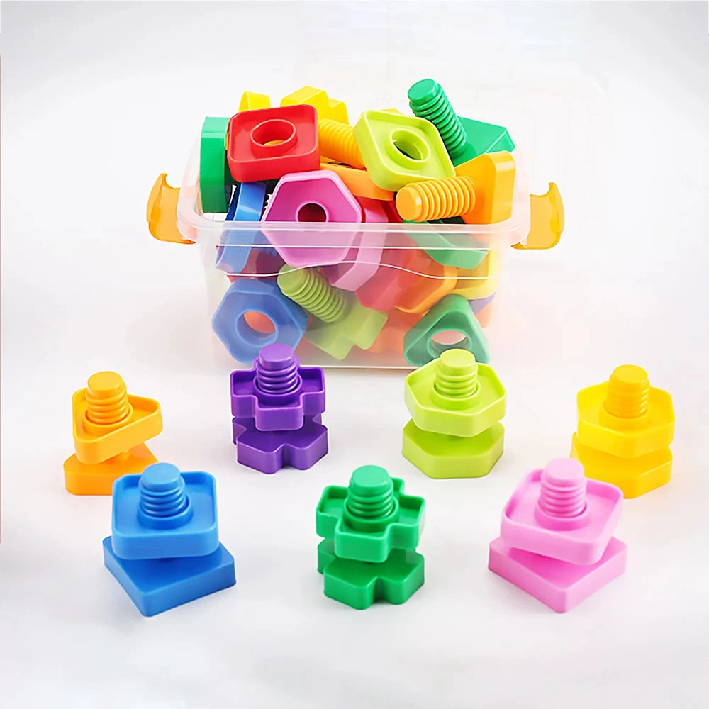 10/20PCS Screw Building Blocks – STEM Toy Set