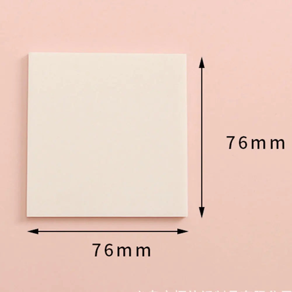 50-Sheet Transparent Sticky Notes – Waterproof