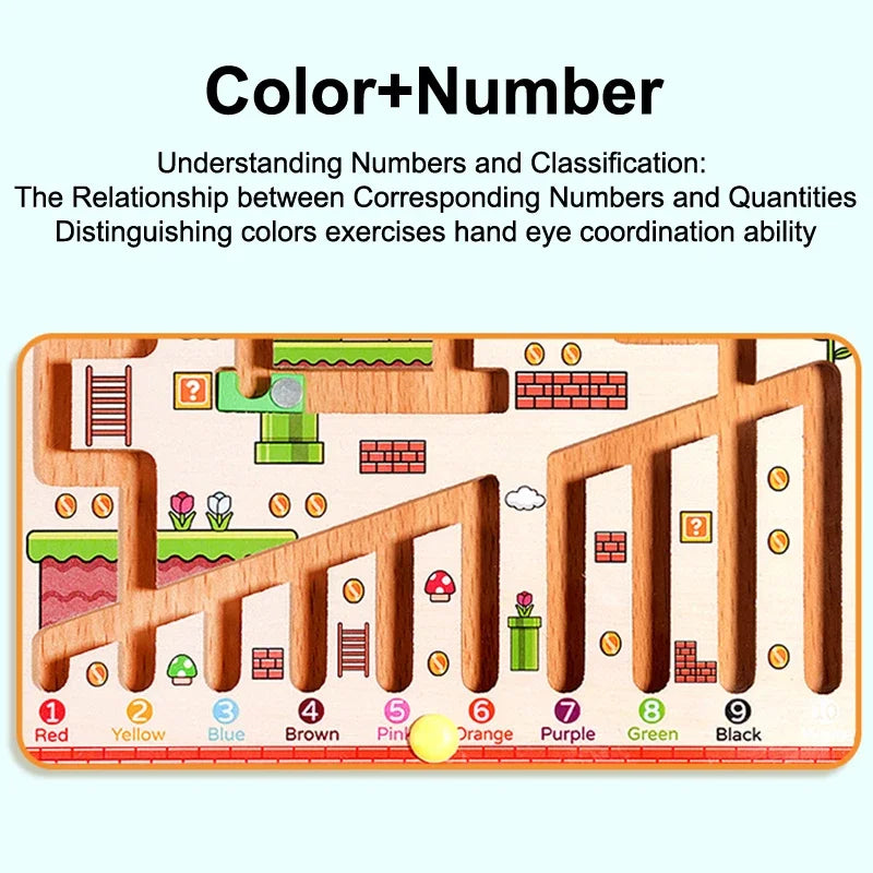 Focus & Fun Magnetic Maze Puzzle