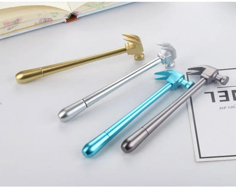 4PCS Creative Metallic Hammer Gel Pens