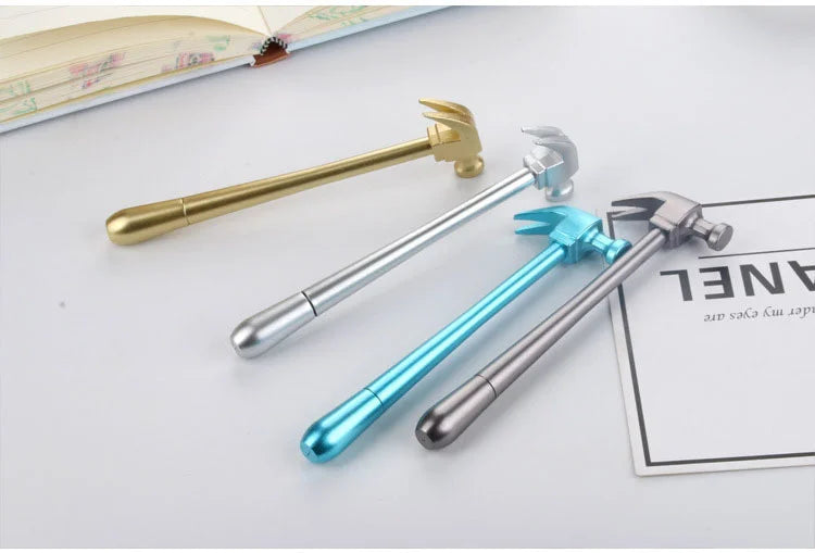 4PCS Creative Metallic Hammer Gel Pens
