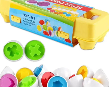 Matching Eggs Montessori Toy – Shape Sorter