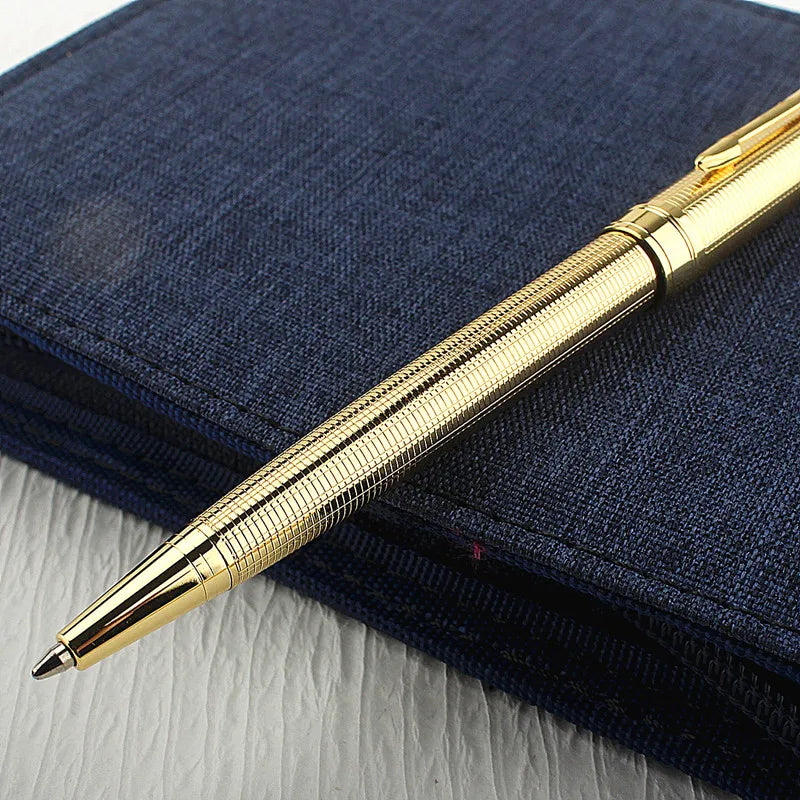 Luxury Metal Rollerball Pen – Gold & Steel