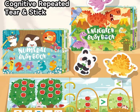 Montessori Busy Book – Learning Activity for Toddlers