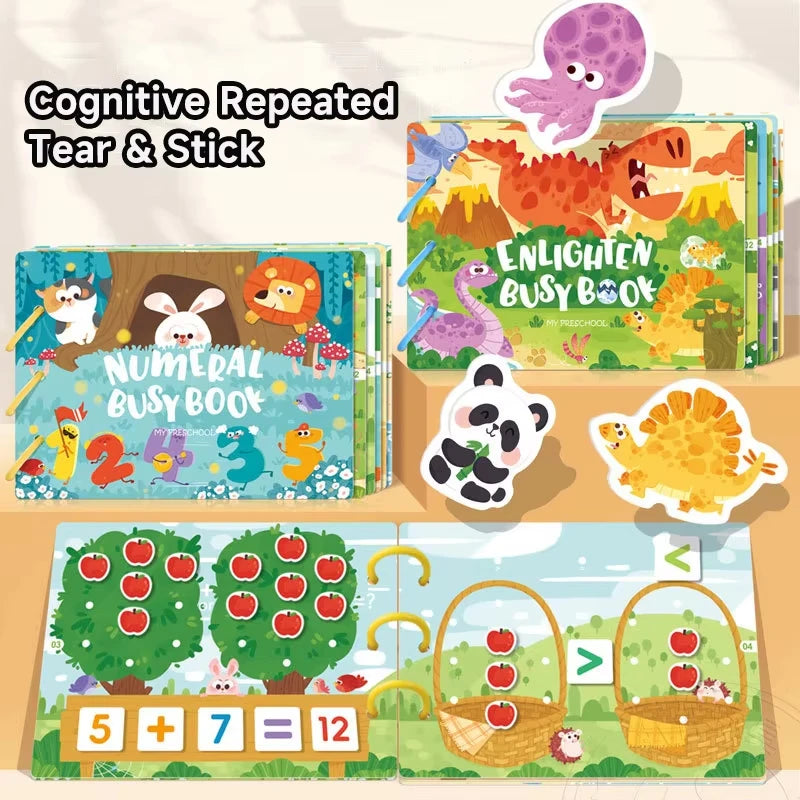 Montessori Busy Book – Learning Activity for Toddlers