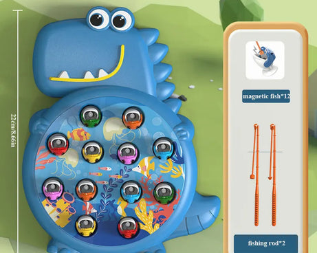 Dinosaur Magnetic Fishing Game – Montessori Toy