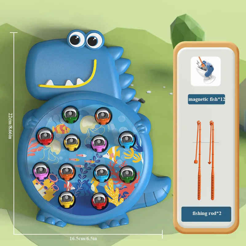 Dinosaur Magnetic Fishing Game – Montessori Toy