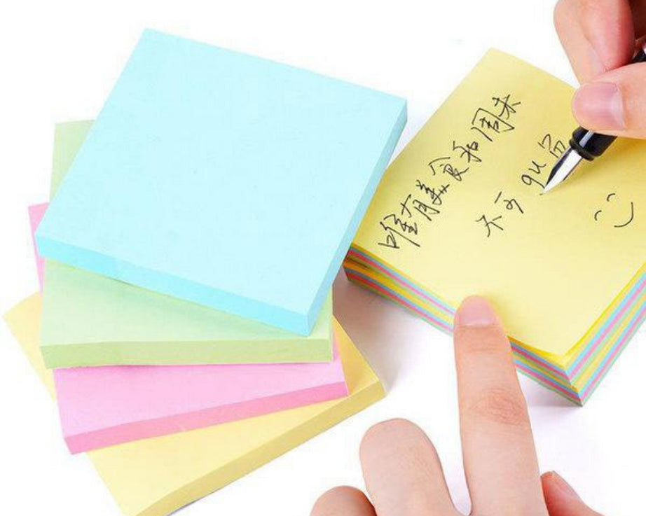 50-Sheet Transparent Sticky Notes – Waterproof