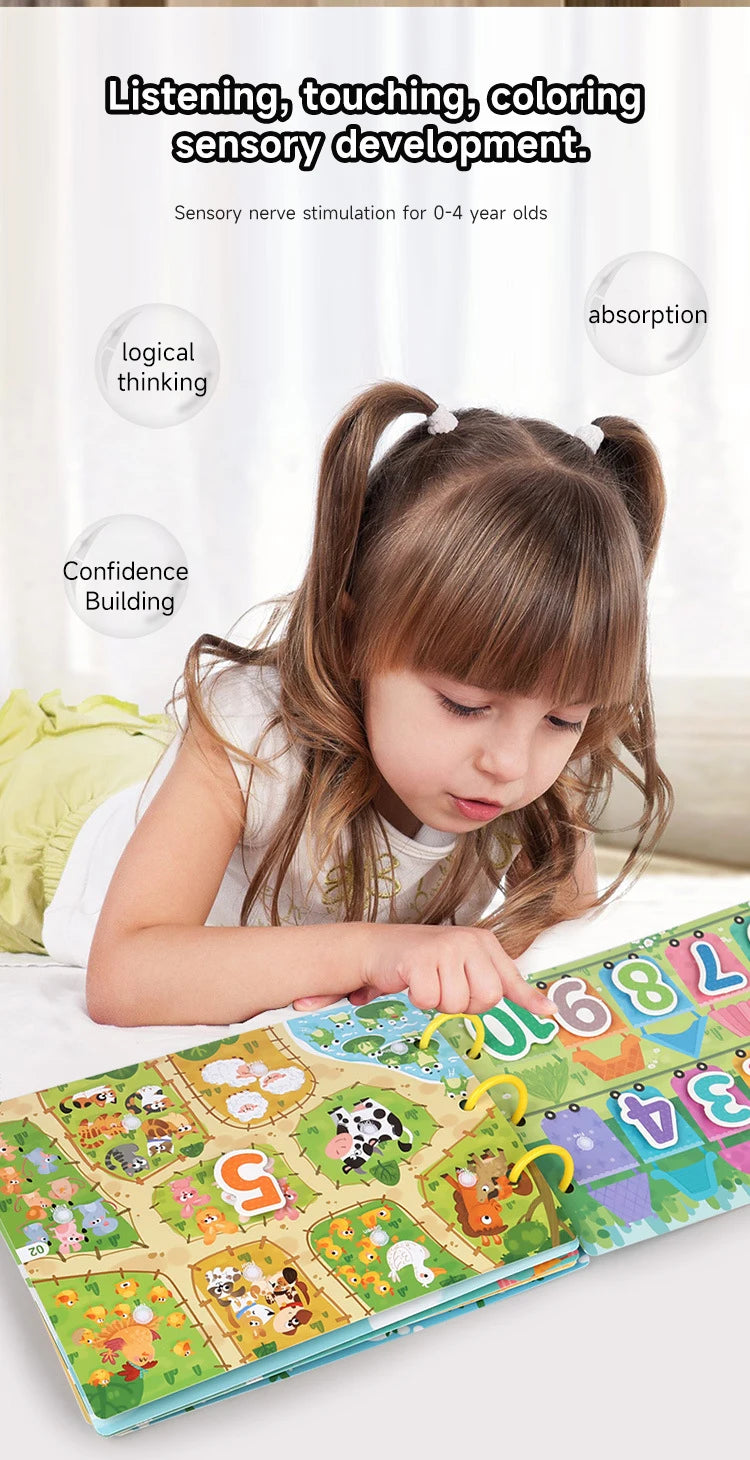 Montessori Busy Book – Learning Activity for Toddlers