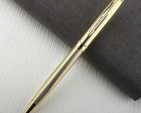 Luxury Metal Rollerball Pen – Gold & Steel