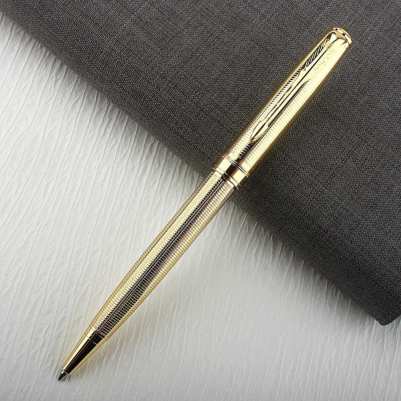 Luxury Metal Rollerball Pen – Gold & Steel