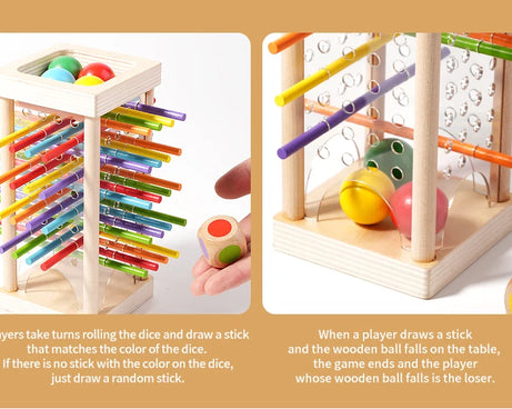 Interactive Wooden Stick Puzzle – Logic Game