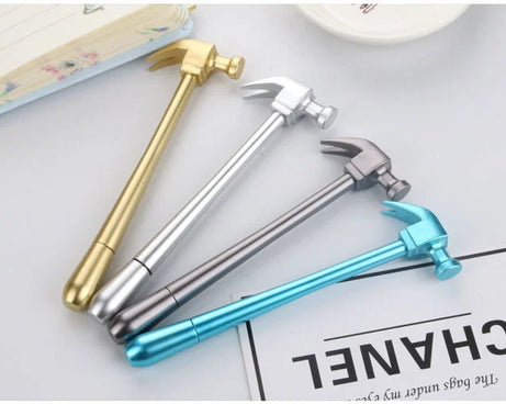 4PCS Creative Metallic Hammer Gel Pens