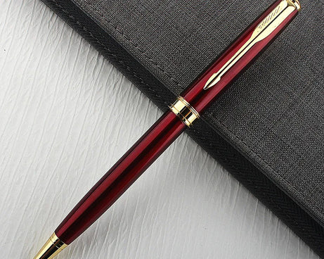 Luxury Metal Rollerball Pen – Gold & Steel