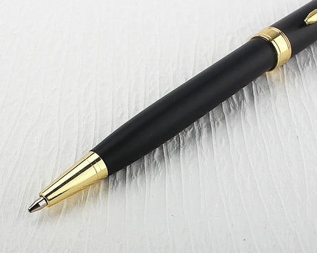 Luxury Metal Rollerball Pen – Gold & Steel