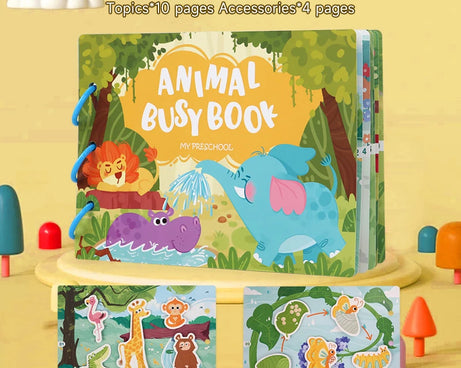 Montessori Busy Book – Learning Activity for Toddlers