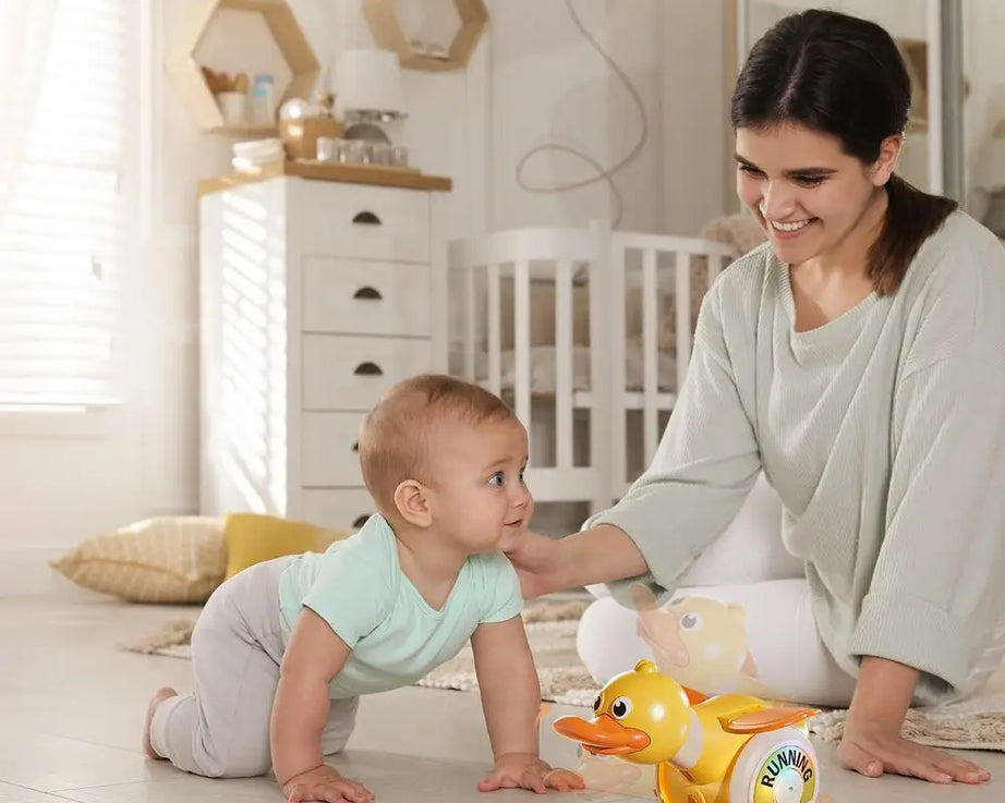 Dancing Duck Toy – Lights, Sound & 360° Spin