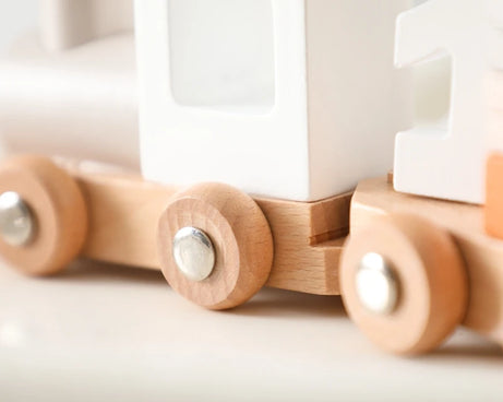 Montessori Wooden Train Set – Educational Toy