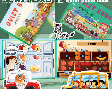 Montessori Busy Book – Learning Activity for Toddlers