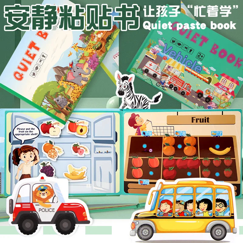 Montessori Busy Book – Learning Activity for Toddlers