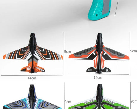 Kids Ejection Aircraft Shooting Toy Set