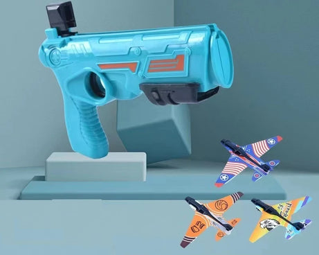 Kids Ejection Aircraft Shooting Toy Set