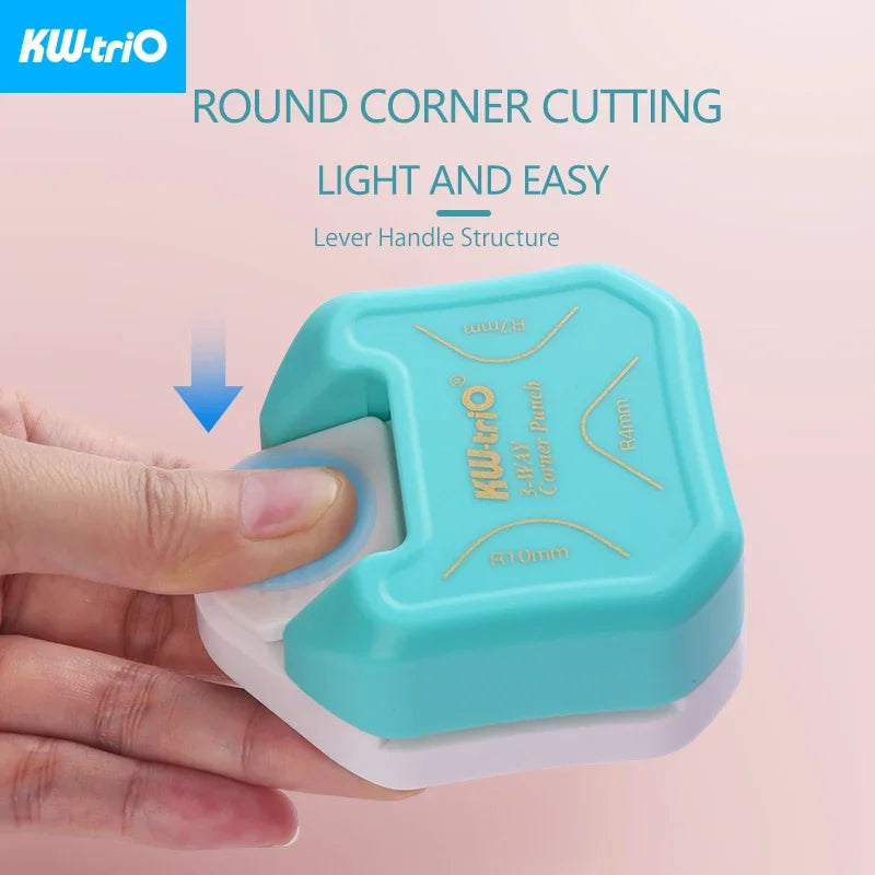 3-in-1 Corner Rounder Punch – Mini Cutter