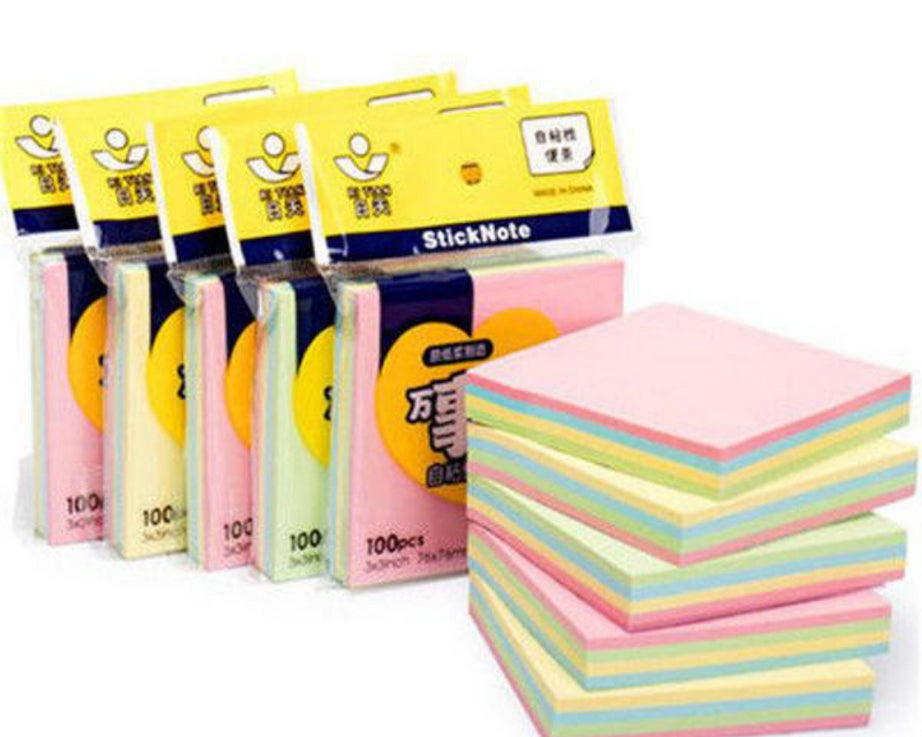 50-Sheet Transparent Sticky Notes – Waterproof