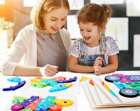 Montessori Wooden 3D Puzzle for Kids