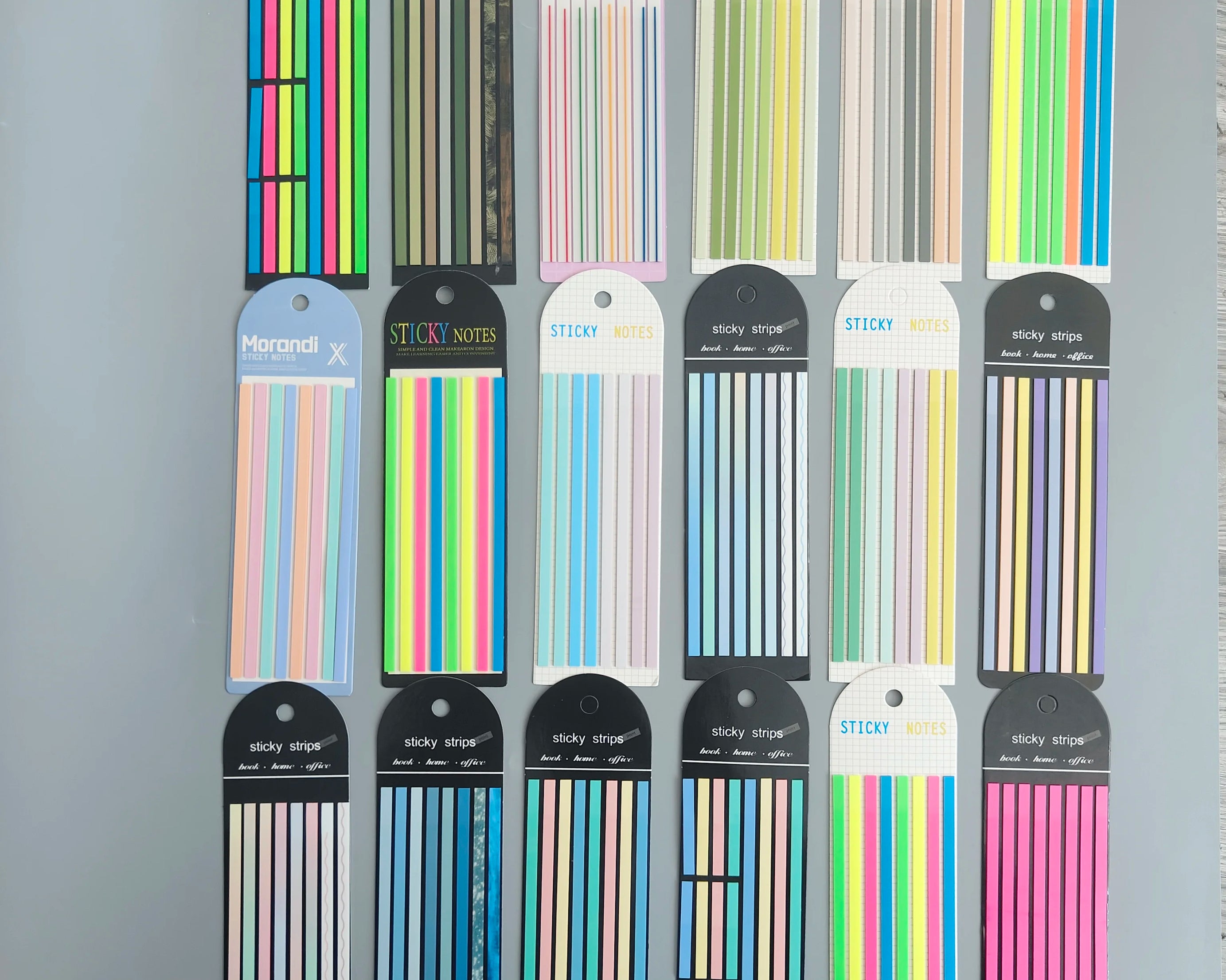 160-Sheet Transparent Sticky Notes – Self-Adhesive