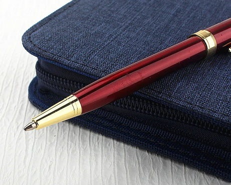 Luxury Metal Rollerball Pen – Gold & Steel