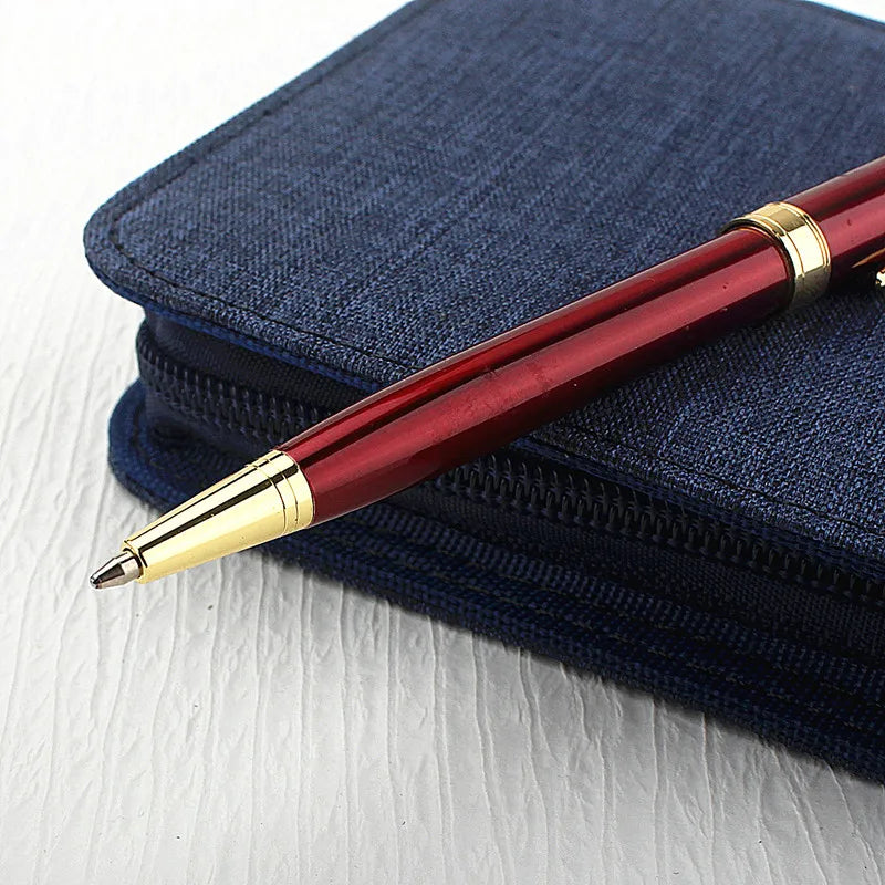 Luxury Metal Rollerball Pen – Gold & Steel