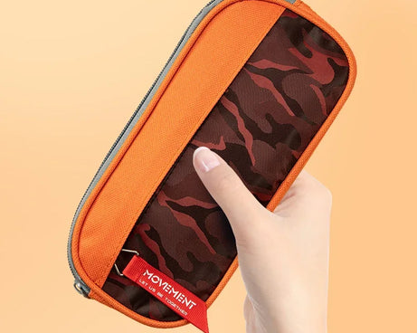 Double Zipper Camo Pencil Case – Large & Durable