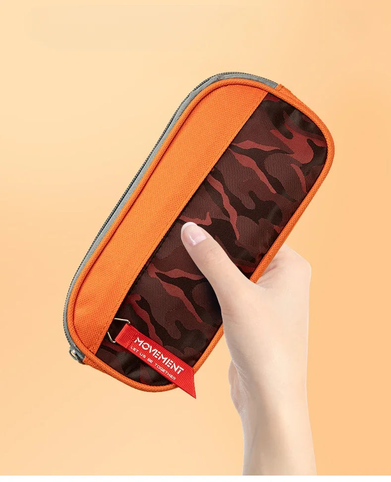 Double Zipper Camo Pencil Case – Large & Durable