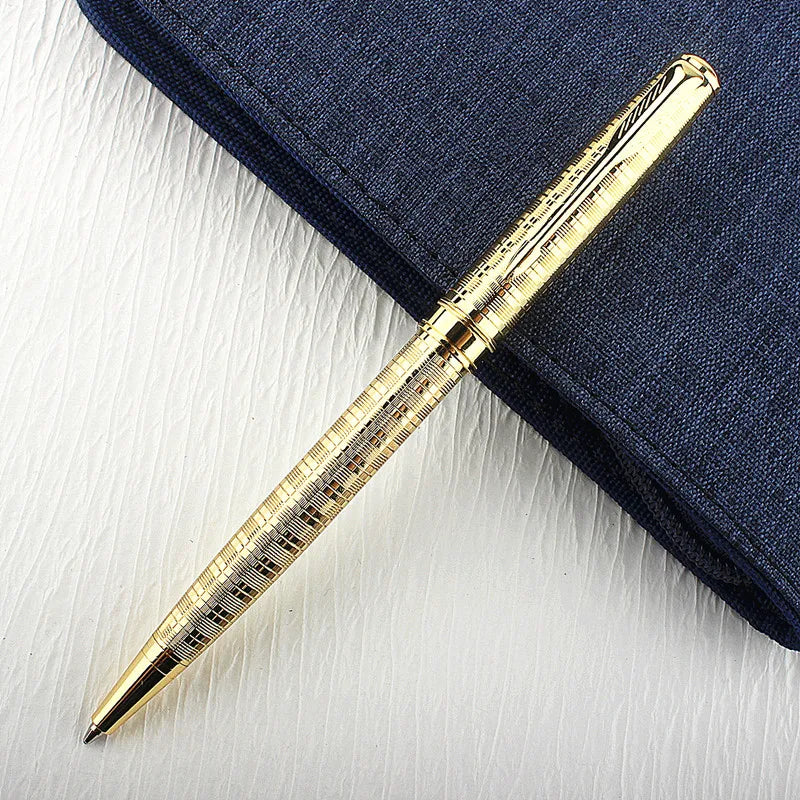 Luxury Metal Rollerball Pen – Gold & Steel