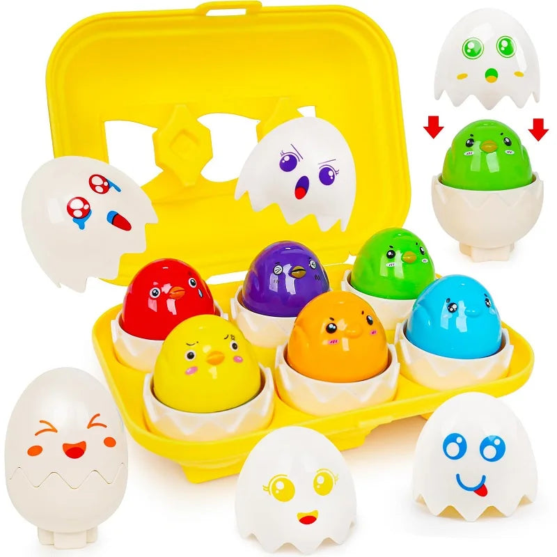 Matching Eggs Montessori Toy – Shape Sorter