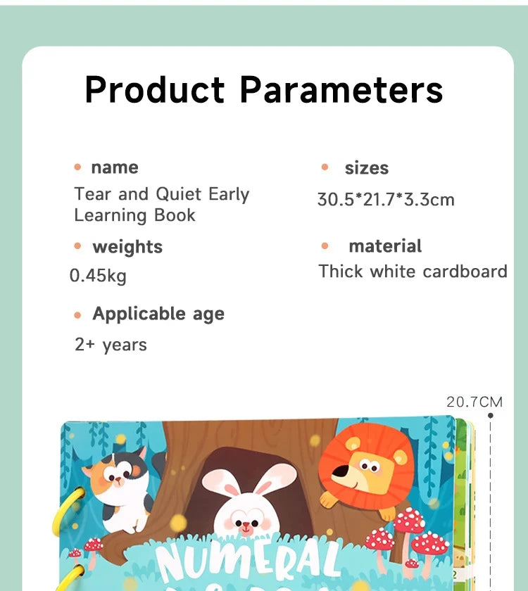Montessori Busy Book – Learning Activity for Toddlers