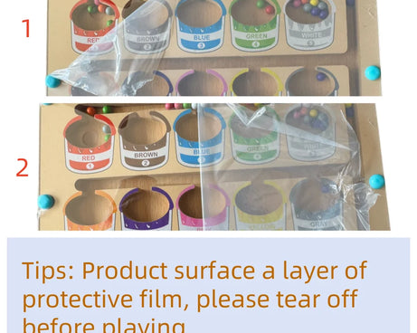 Magnetic Bead Maze – Number & Color Matching Toy